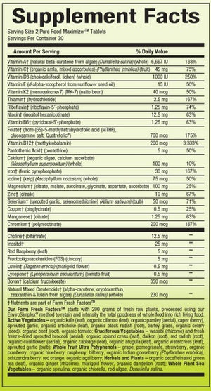 Prenatal Multivitamin Mineral Whole Earth and Sea - Natural Factors