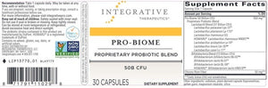 Buy Integrative Therapeutics Pro-Biome 50B 30 caps