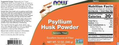 Psyllium Husk Powder NOW