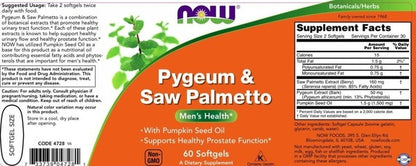 Pygeum & Saw Palmetto NOW