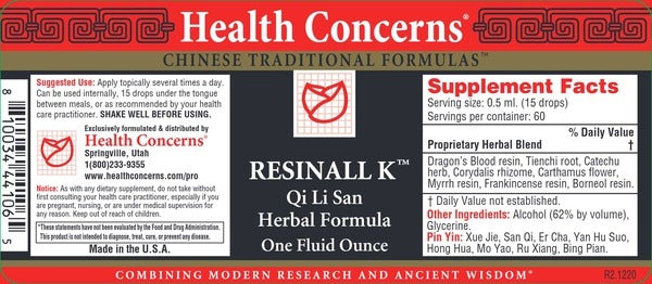 RESINALL K Health Concerns