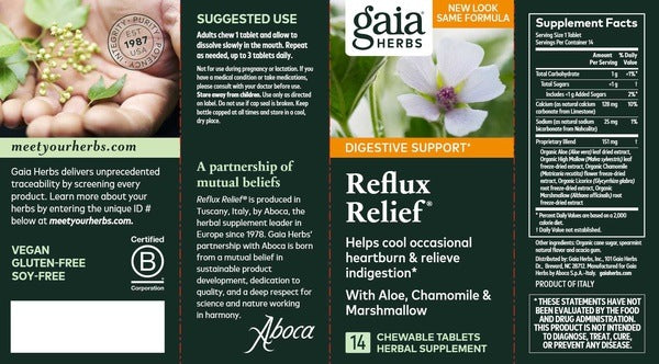 Reflux Relief Gaia Herbs