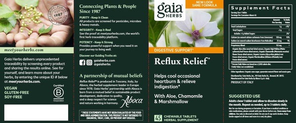 Reflux Relief Gaia Herbs
