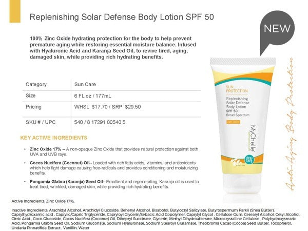 Replenishing Solar Defense SPF 50