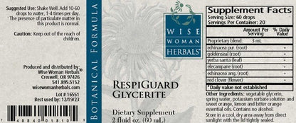 RespiGuard Glycerite 2 oz Wise Woman Herbals