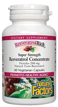 Natural factors Resveratrol Concentrate - promotes anti aging and super-rich in antioxidants