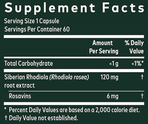 Rhodiola Rosea Gaia Herbs