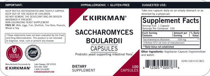 Saccharomyces Boulardii Kirkman labs