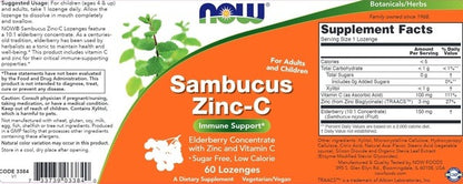 Sambucus Zinc-C NOW