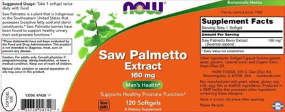Saw Palmetto Extract 160 mg NOW
