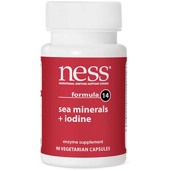 Sea Minerals w/Iodine #14 Ness Enzymes
