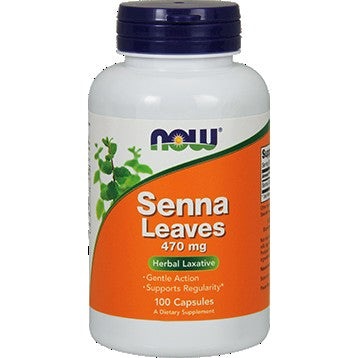 Senna Leaves 470 mg NOW