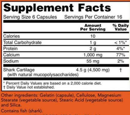 Shark Cartilage 750 mg NOW