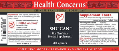 Shu Gan Health Concerns