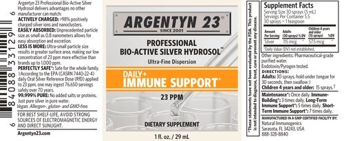 Silver Bio-Active Hydrosol Pro Spray Argentyn 23