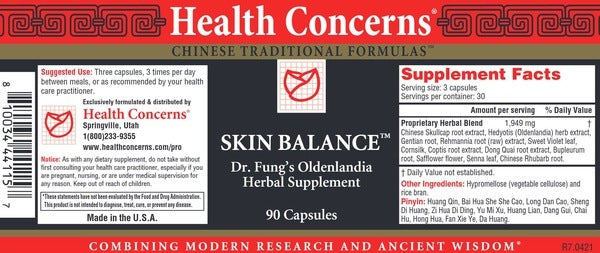 Skin Balance Health Concerns