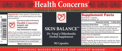 Skin Balance Health Concerns