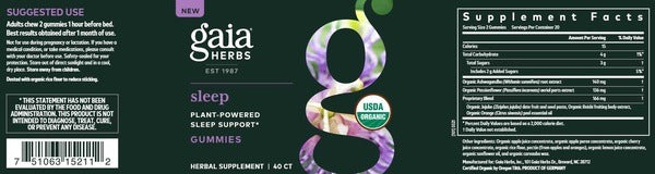 Sleep Gummies Gaia Herbs