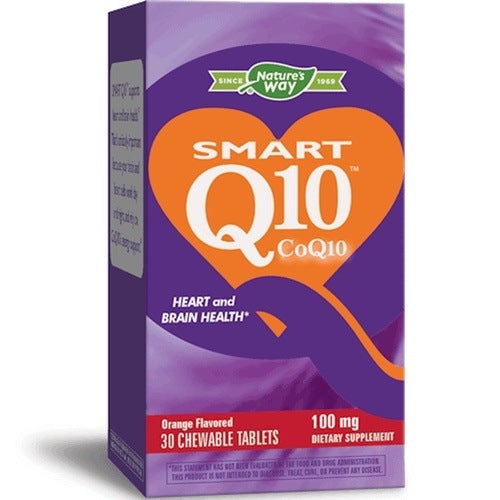 Smart Q10 CoQ10 Chocolate 100 mg Natures way