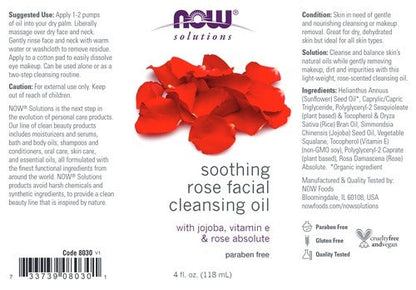 Soothing Rose Facial Cleansing Oil NOW