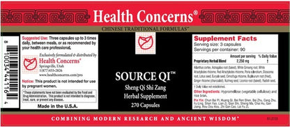 Source Qi Health Concerns