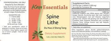 Spine Lithe Kan Herbs - Essentials
