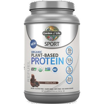 Sport Org Plant-Based Protein Chocolate Garden of Life Sport