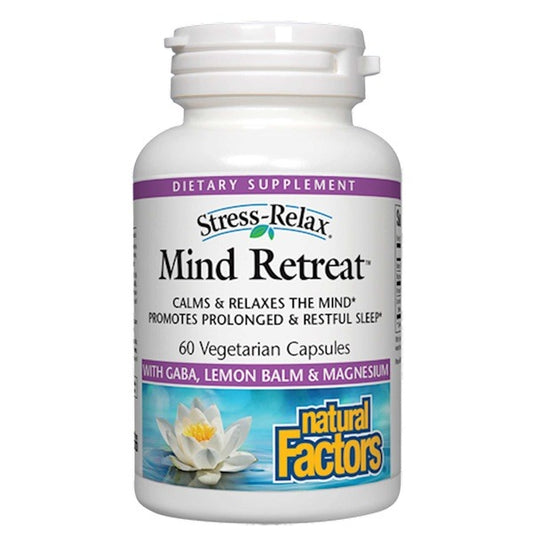 Natural factors Stress Relax Mind Retreat - supports relaxed mind and prolonged sleep