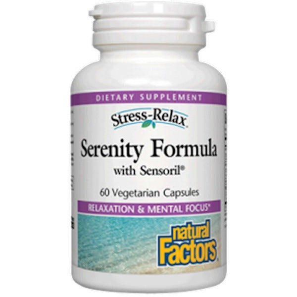 Natural factors Stress Relax Serenity Formula - enhances emotional well-being and mental focus