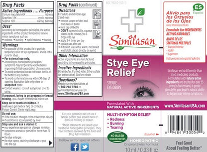 Stye Eye Relief Similasan USA