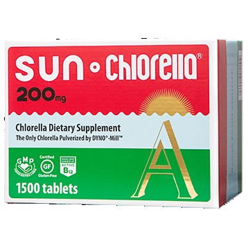 Sun Chlorella Econ 1500 Tabs 200mg Sun Chlorella USA