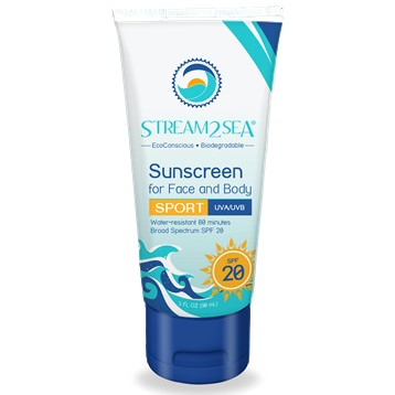 Sunscreen SPF 20 Stream2Sea