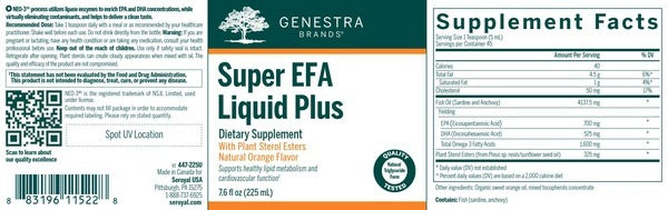 Super EFA Liquid Plus Genestra