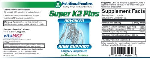 Super K2 Plus Nutritional Frontiers