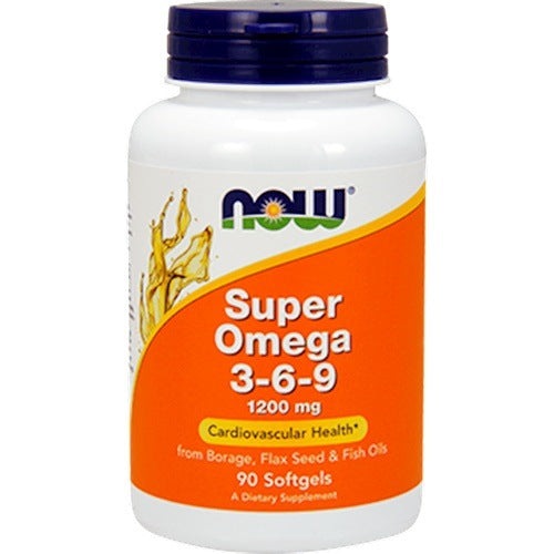 Super Omega 3-6-9 1200 mg 180 softgels NOW