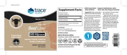 TMAncestral Beef Liver Trace Minerals Research