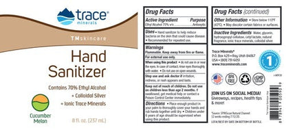 TMSkincare Hand Sanitizer Trace Minerals Research