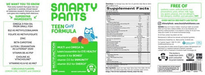 Teen Guy Complete SmartyPants Vitamins