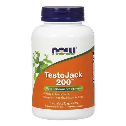 TestoJack 200 Ex Strength 120 veg caps by NOW
