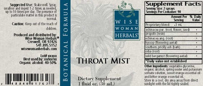Throat Mist Wise Woman Herbals