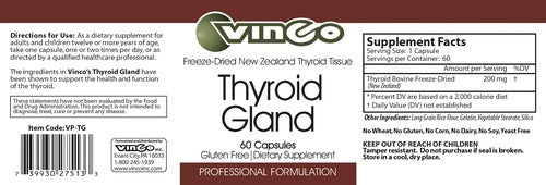 Thyroid Gland by Vinco - Promotes Healthy Metabolism