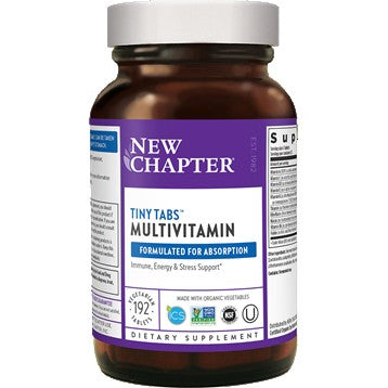 New Chapter Tiny Tabs MultiVitamin - Supports immune system, energy and stress support