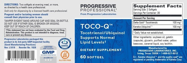Toco-Q Progressive Labs