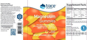 Trace Minerals Magnesium Gummies Peach Flavor Trace Minerals Research