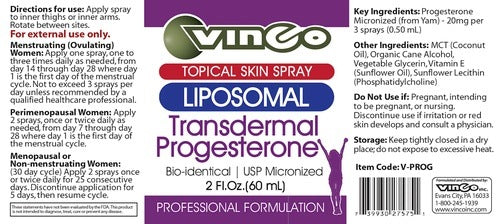 Transdermal Progesterone Vinco