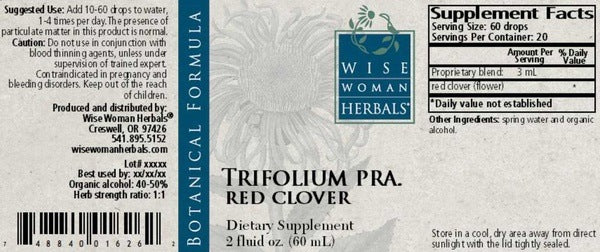 Trifolium/red clover 2 oz Wise Woman Herbals