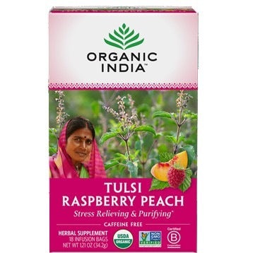 Tulsi Raspberry Peach Organic India