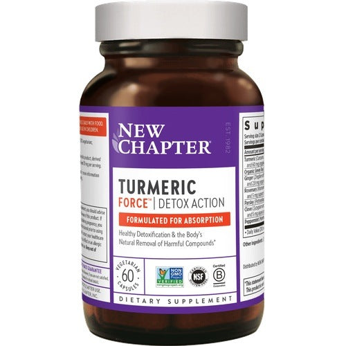 New Chapter Turmeric Force Detox Action  - Supports your body to remove harmful compounds
