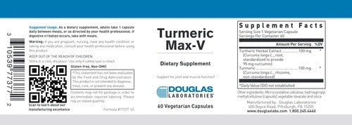 Turmeric Max-V Douglas Laboratories