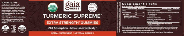 Turmeric Sup Extra Strength Gaia Herbs